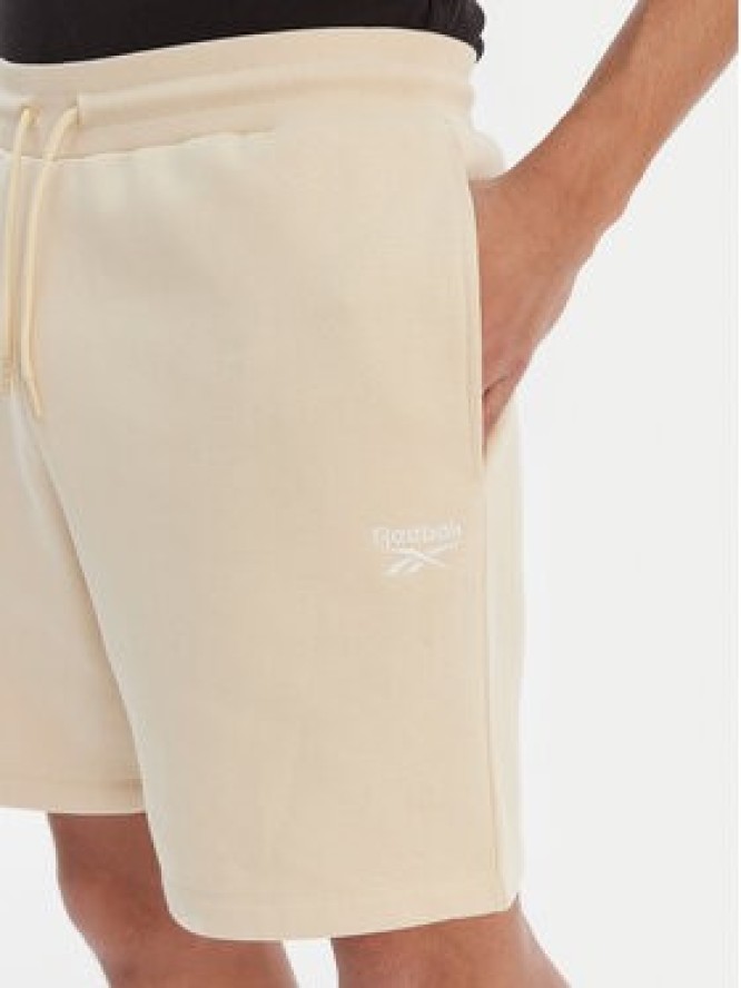 Reebok Szorty sportowe Bazunu RK25558CCM Beżowy Regular Fit