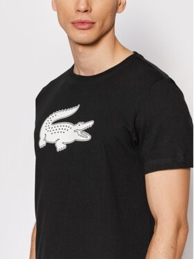 Lacoste T-Shirt TH2042 Czarny Regular Fit
