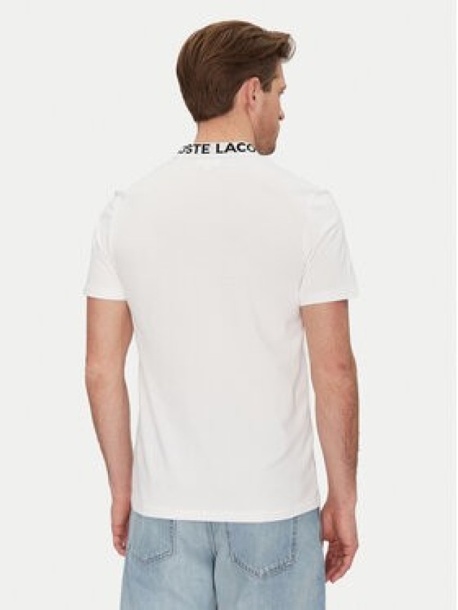 Lacoste T-Shirt TH9582 Biały Regular Fit
