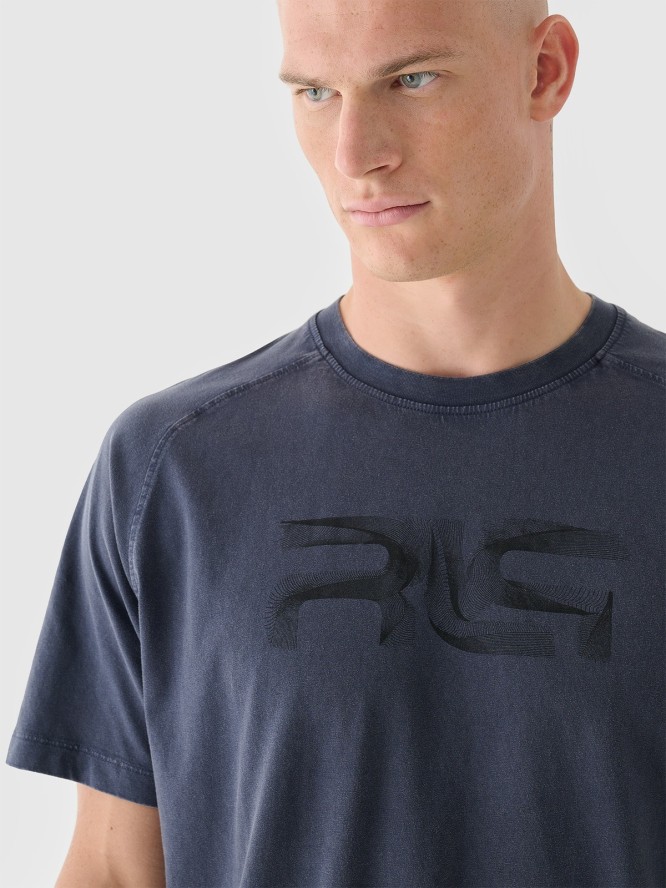 4F T-shirt oversize męski 4F x Robert Lewandowski - szary M