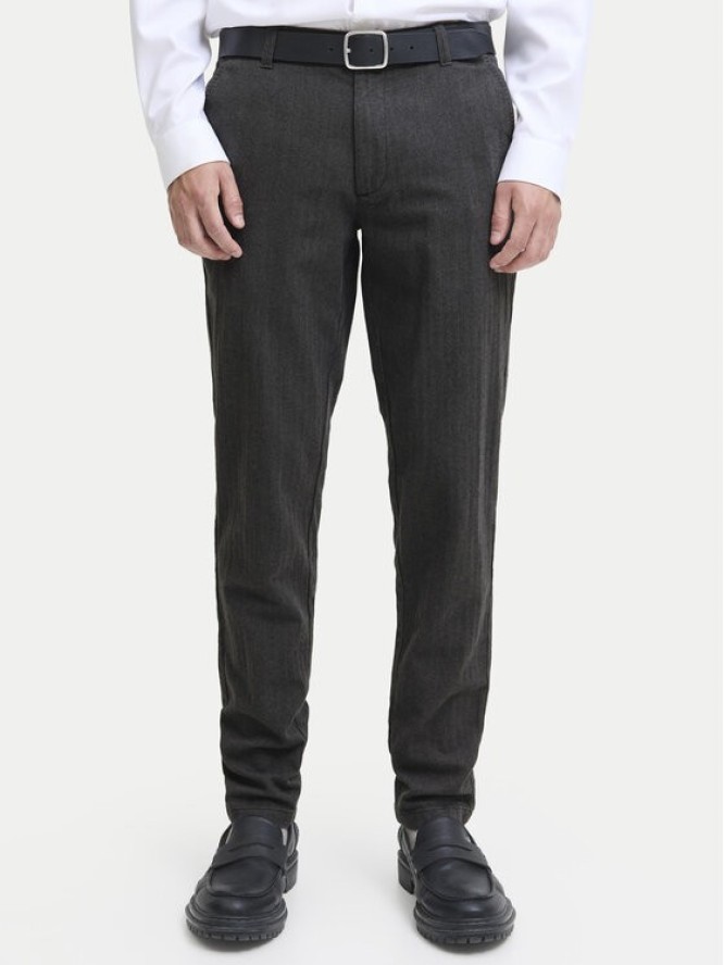 Jack & Jones Chinosy Marco Bowie 12279659 Szary Slim Fit