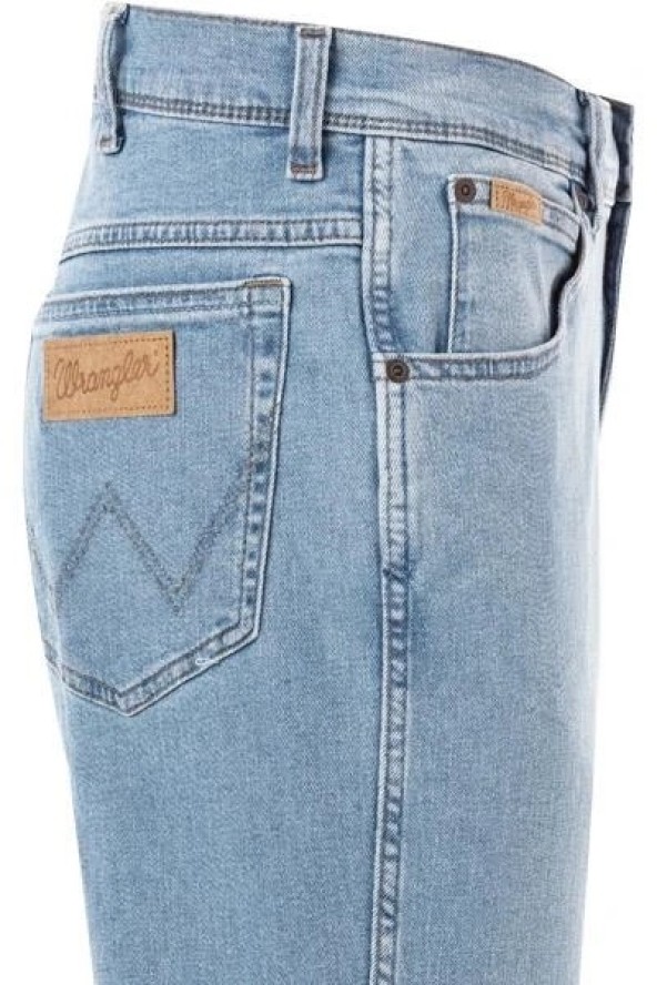 WRANGLER TEXAS SLIM MĘSKIE SPODNIE JEANSOWE JEANS STARLITE W12SYJZ86 112331141