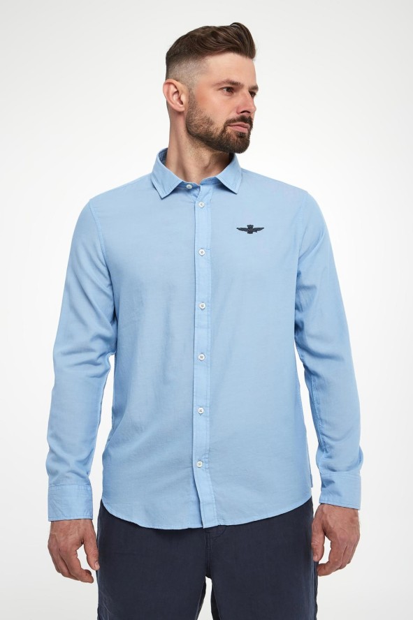 Koszula męska bawełniana AERONAUTICA MILIATRE