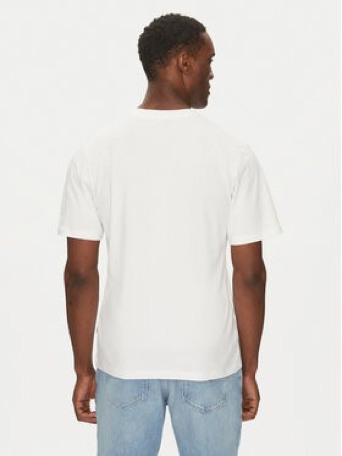 Jack & Jones T-Shirt Split 12273182 Biały Regular Fit