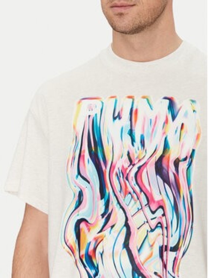 Puma T-Shirt Stewie Limitless 630527 Écru Relaxed Fit