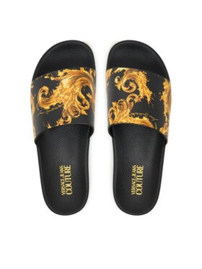 Versace Jeans Couture Klapki 80YA3SQ4 ZS365 G89 Czarny