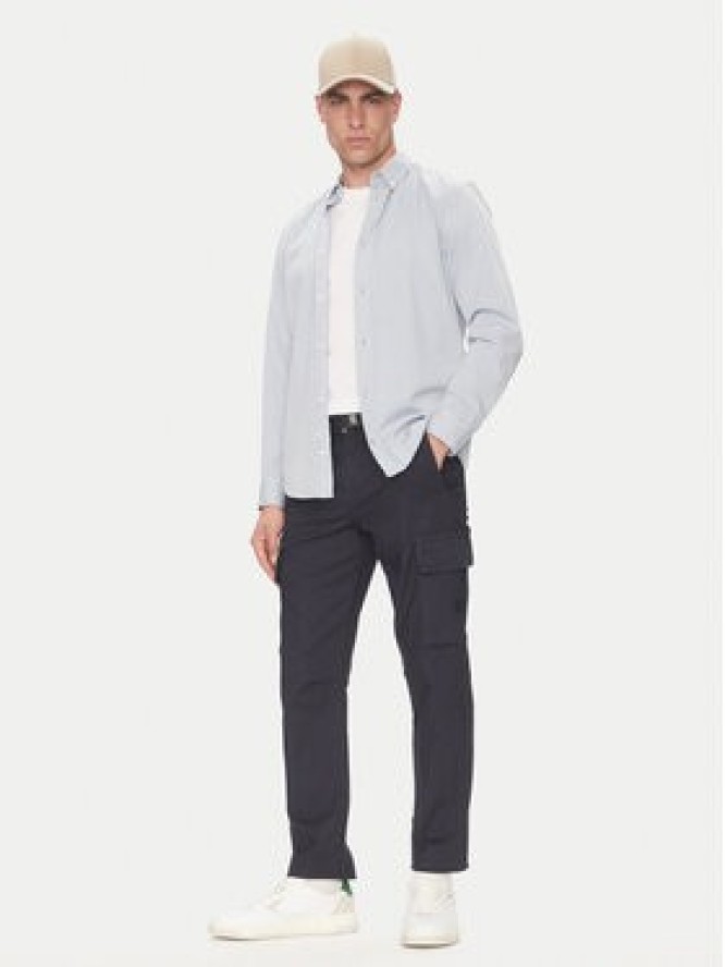 BOSS Spodnie materiałowe 50536882 Granatowy Regular Fit