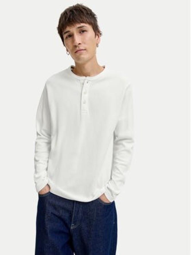 Jack & Jones Longsleeve Blutyrell 12266583 Biały Regular Fit