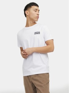 Jack & Jones T-Shirt Corp 12151955 Biały Regular Fit