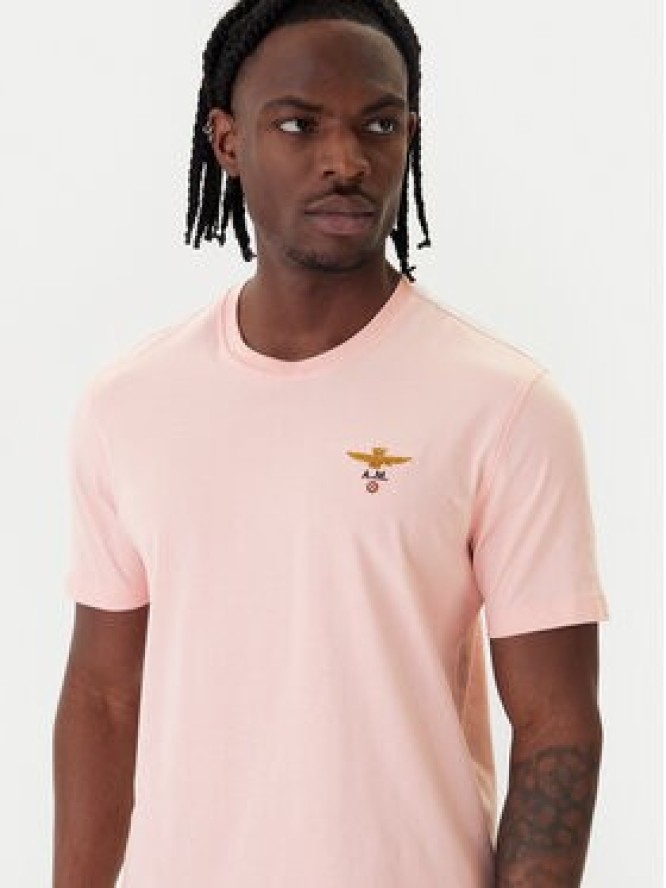 Aeronautica Militare T-Shirt 261TS1580UJ00372 Różowy Regular Fit