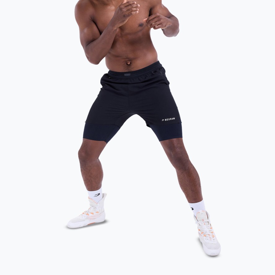 Spodenki treningowe męskie BOXRAW Sparring Club 2-in-1