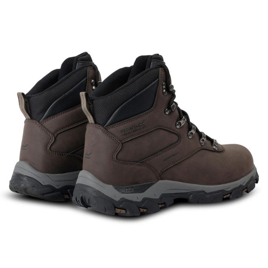 Męskie wodoodporne klasyczne buty turystyczne Holcombe