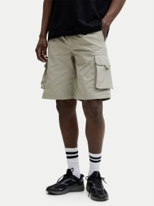 Jack & Jones Szorty materiałowe Cole Ivan 12288611 Zielony Regular Fit