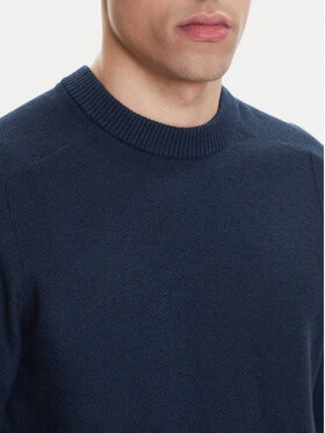 BOSS Sweter Kencel 50545678 Granatowy Regular Fit