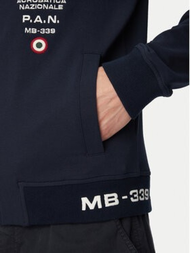 Aeronautica Militare Bluza 261FE2105UF00683 Granatowy Regular Fit
