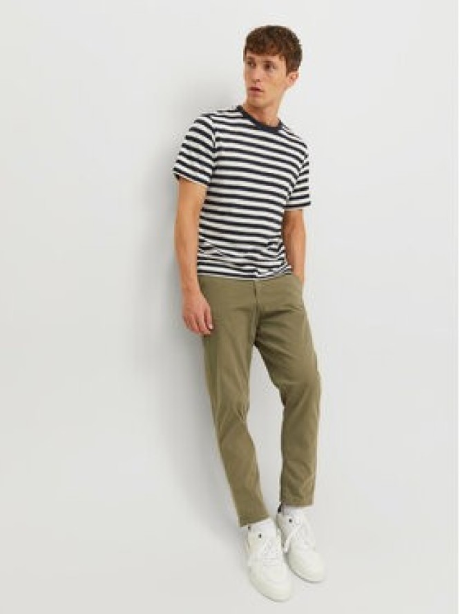 Jack & Jones Chinosy Harlow 12242188 Zielony Tapered Fit
