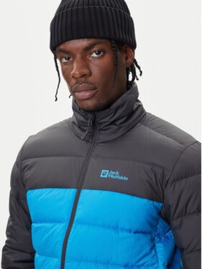 Jack Wolfskin Kurtka puchowa Ather Down 1207681 Niebieski Regular Fit