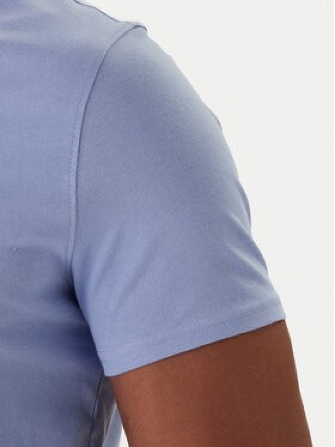 Tommy Jeans T-Shirt DM0DM04411 Niebieski Slim Fit