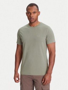Guess T-Shirt M4GI70 KC9X0 Khaki Slim Fit