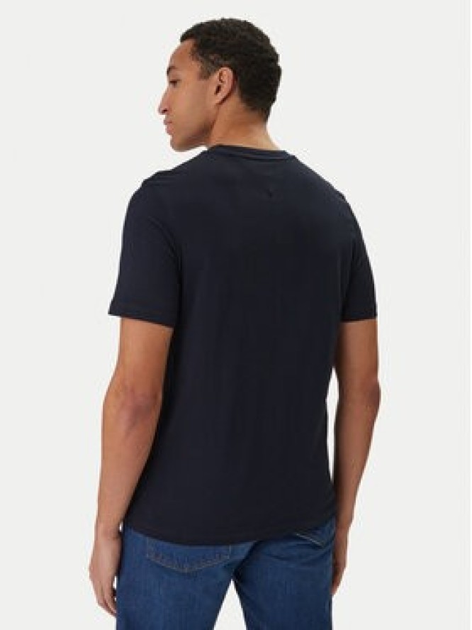 Tommy Hilfiger T-Shirt Brand Love Big Text MW0MW42369 Granatowy Regular Fit