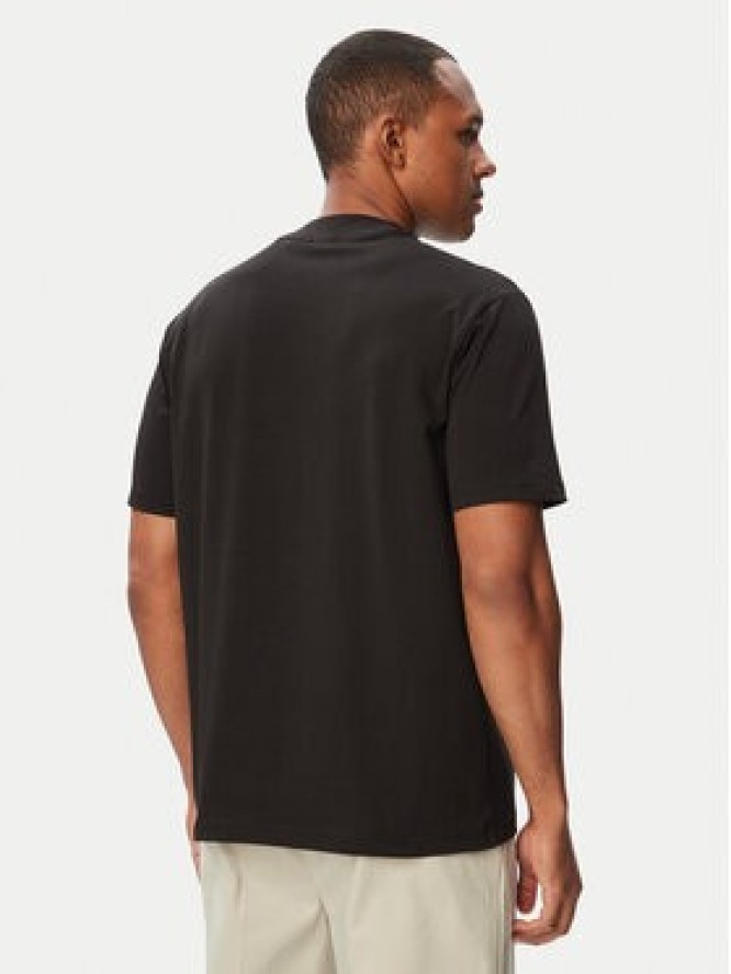 BOSS T-Shirt Tee Collar 50562120 Czarny Relaxed Fit