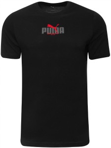 Koszulka na co dzień Męska Puma T-Shirt Bawełniana Sportowa