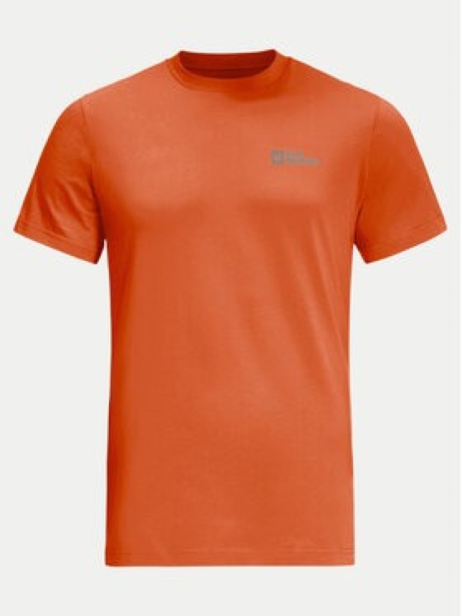 Jack Wolfskin T-Shirt Essential 1808382 Pomarańczowy Regular Fit