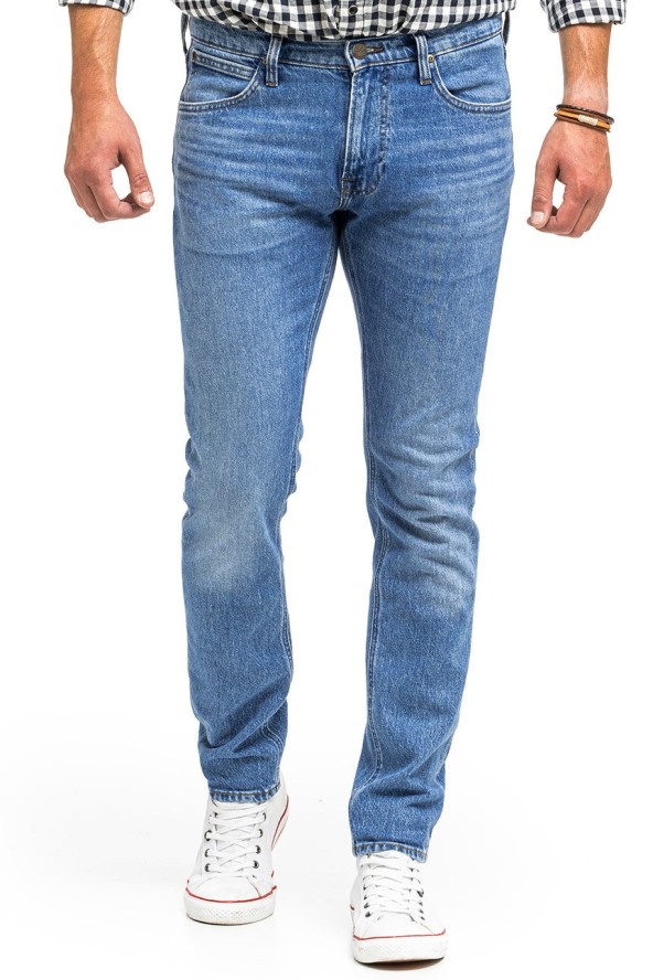 LEE LUKE MĘSKIE SPODNIE JEANSOWE MIST INDIGO L719MWLU 112322404