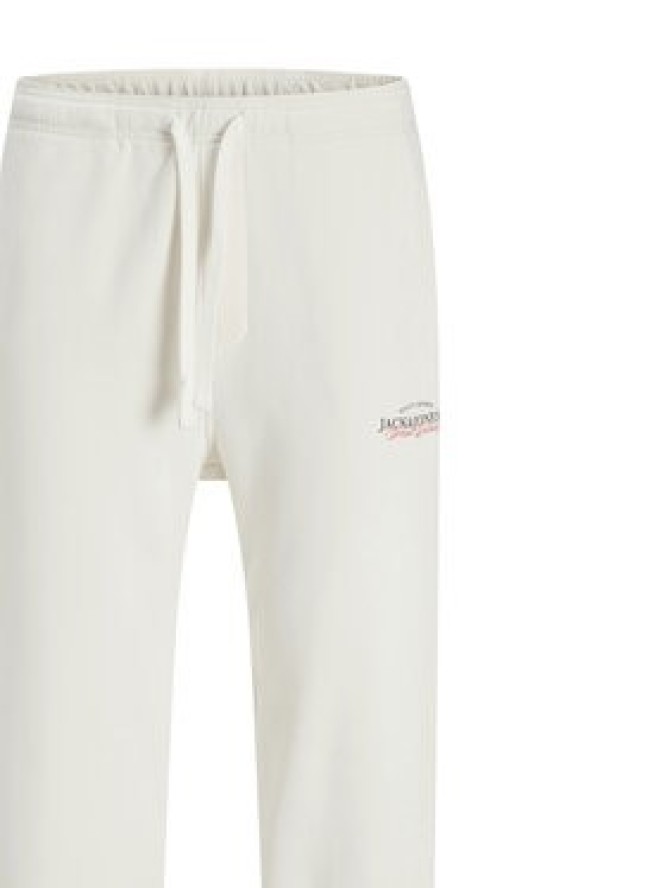 Jack & Jones Spodnie dresowe Kane Billy 12283257 Écru Relaxed Fit