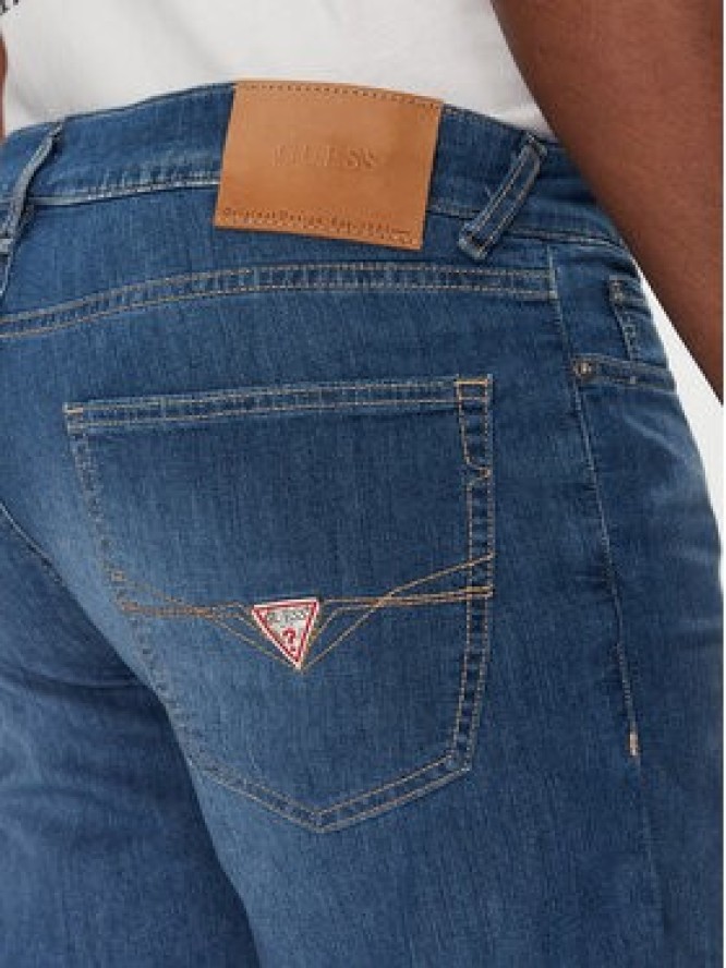 Guess Szorty jeansowe M5GD01 D5MZ2 Niebieski Regular Fit
