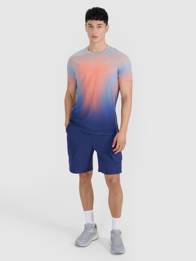 4F Spodenki treningowe szybkoschnące męskie 4F x Robert Lewandowski - granatowy S