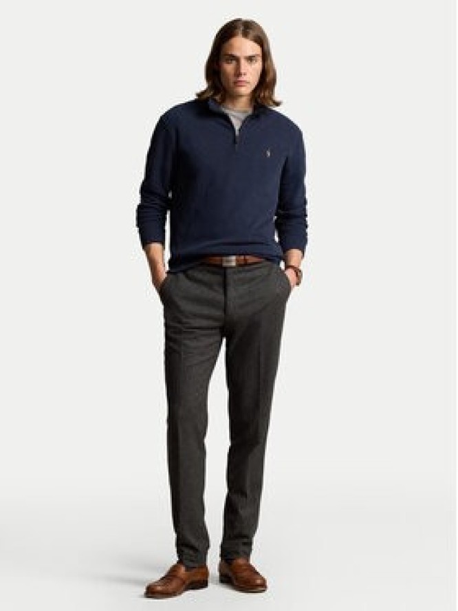 Polo Ralph Lauren Bluza Lsl 710671929029 Granatowy Regular Fit