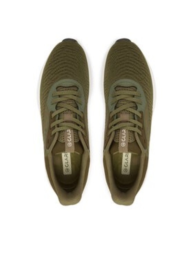 Clarks Sneakersy Pace Move 26186614 Zielony