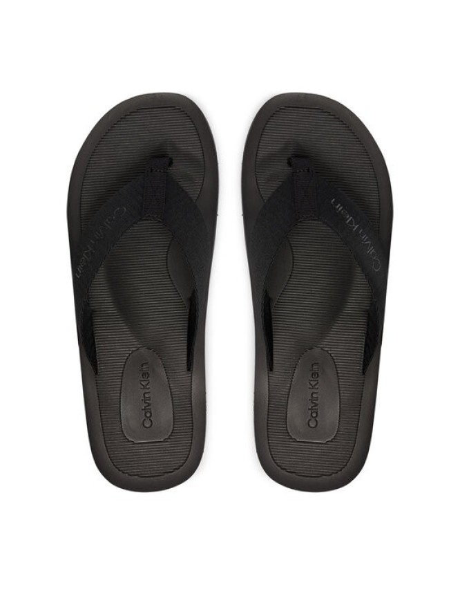 Calvin Klein Japonki Logo Webbing Strap HM0HM02106 Czarny