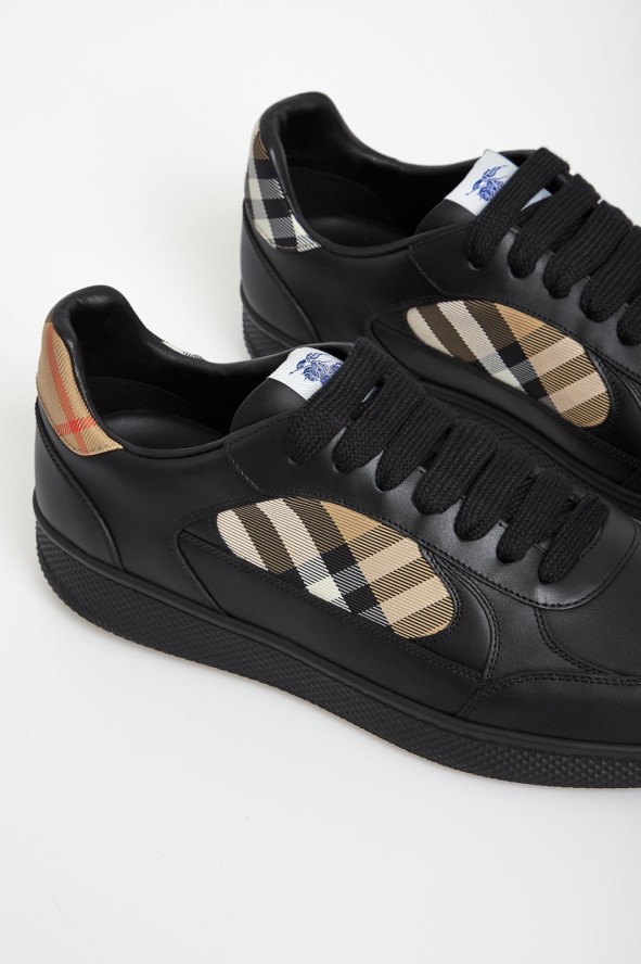 Sneakersy męskie skórzane BURBERRY