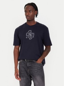 Guess T-Shirt M5BI76 I3Z14 Niebieski Relaxed Fit