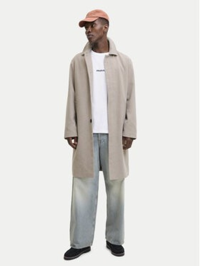 Jack & Jones T-Shirt Meadows Minimal 12283630 Biały Loose Fit