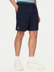 Lacoste Szorty sportowe GH7413 Granatowy Regular Fit