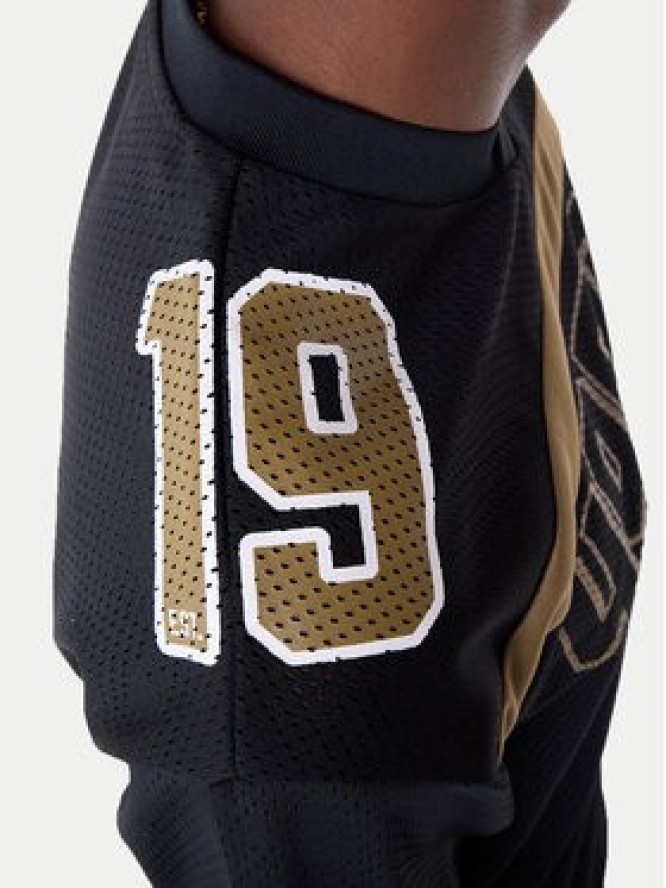 New Era T-Shirt Saf49E Mesh Graphic Jersey 60596390 Czarny Regular Fit