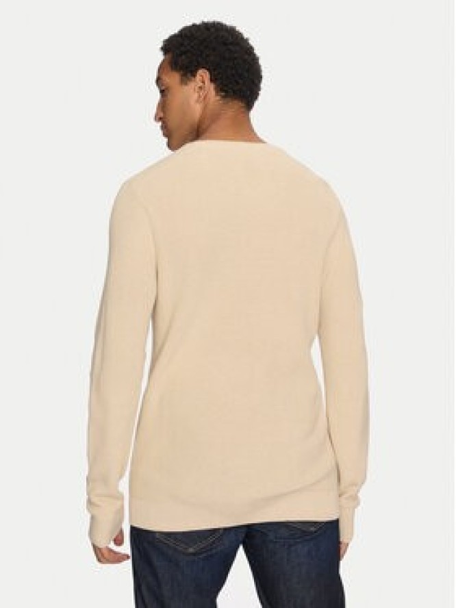 Blend Sweter 20714336 Beżowy Regular Fit