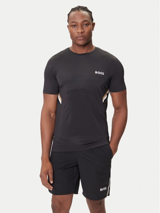 BOSS T-Shirt Tech TOC 50543329 Czarny Slim Fit