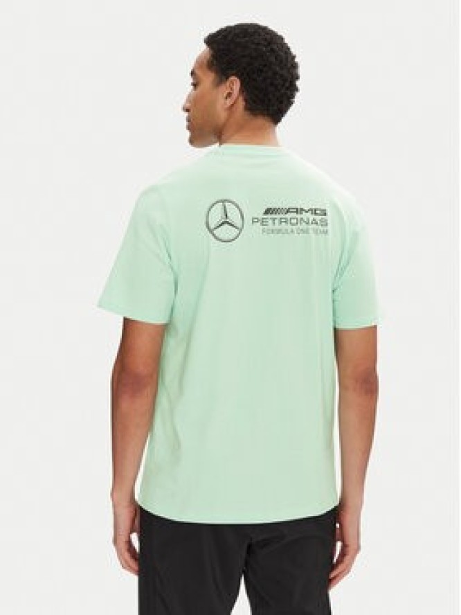 adidas T-Shirt Mercedes - AMG Petronas Formula One Team Premium JY3033 Zielony Regular Fit