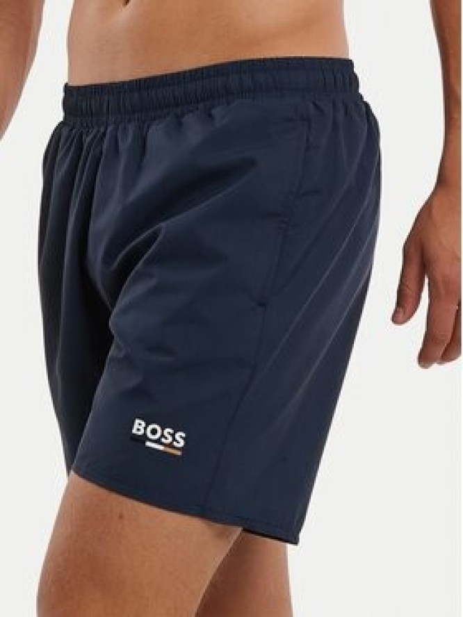 BOSS Szorty kąpielowe Swordfish 50554613 Granatowy Regular Fit