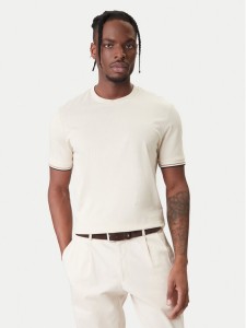 BOSS T-Shirt Thompson 04 50501097 Écru Regular Fit