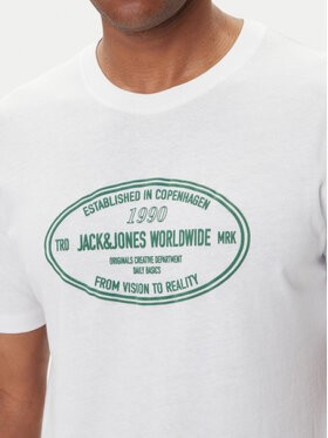 Jack & Jones T-Shirt York 12283800 Biały Relaxed Fit
