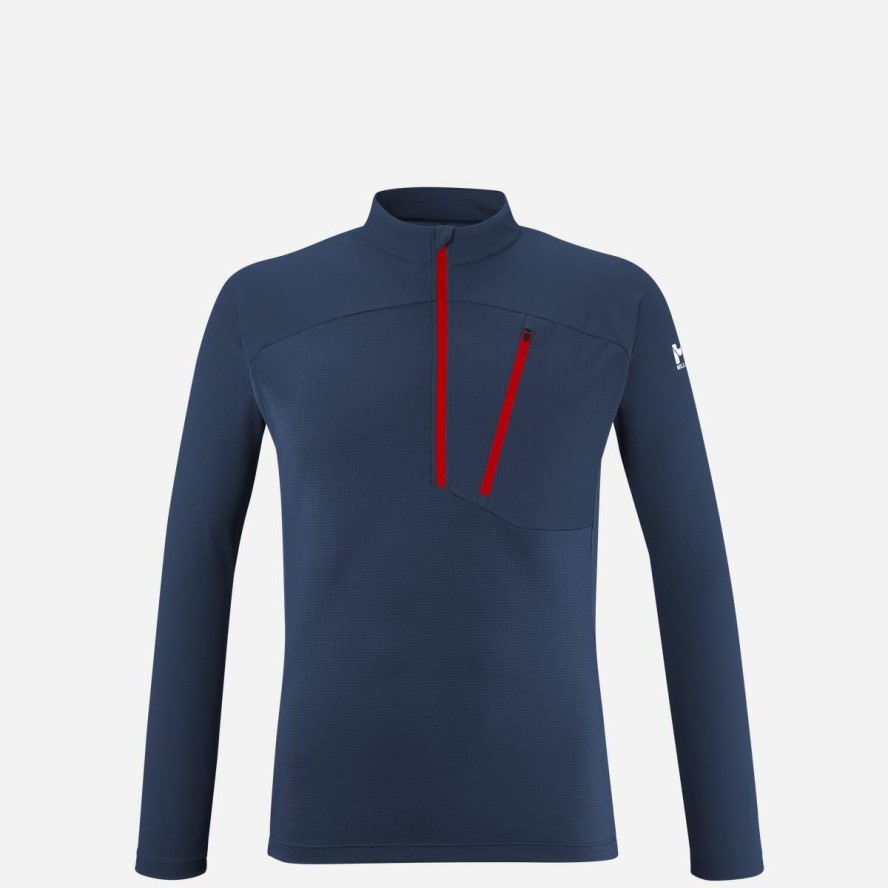 Koszulka MILLET M Morpho Zip Ls granatowy