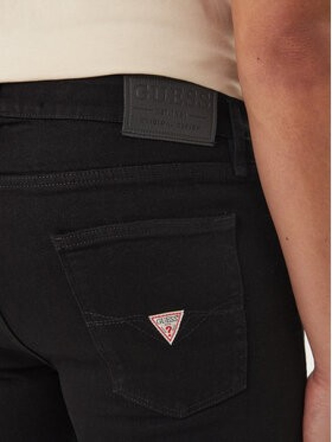 Guess Jeansy Chris M2YA27 D4Q51 Czarny Super Skinny Fit