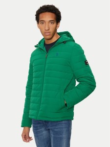 U.S. Polo Assn. Kurtka zimowa MUP3600 Zielony Regular Fit