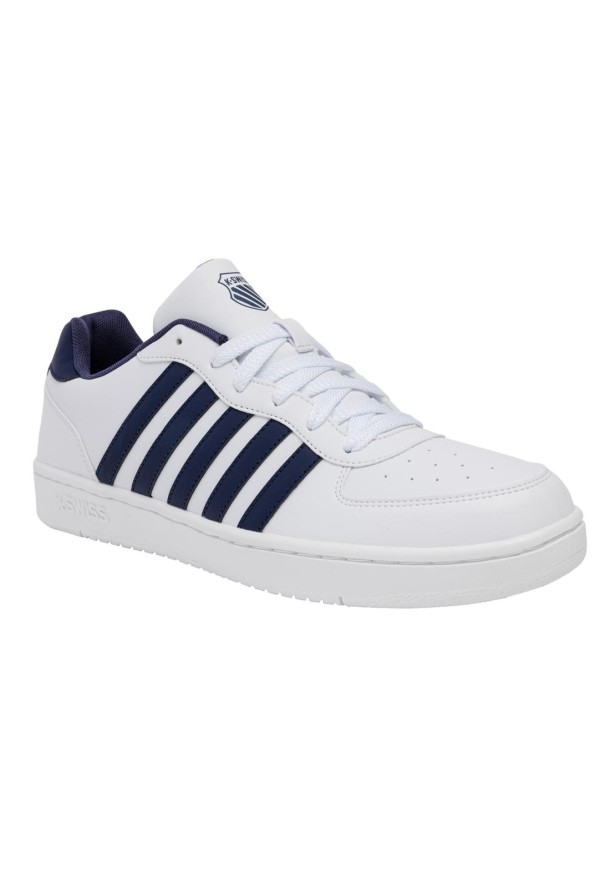 Sneakersy męskie K-swiss COURT KALI na co dzień białe (04777-124-M)