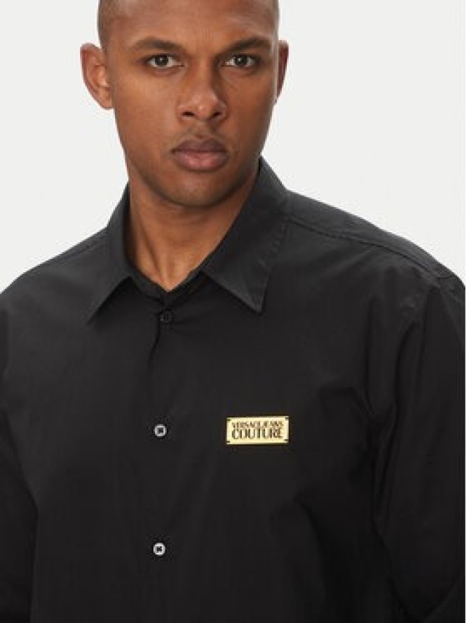 Versace Jeans Couture Koszula 78GALYR1 Czarny Slim Fit